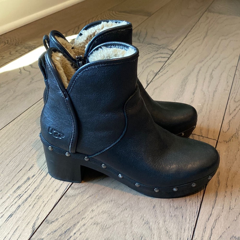 Ugg Cam II Platform Ankle Clog Boots